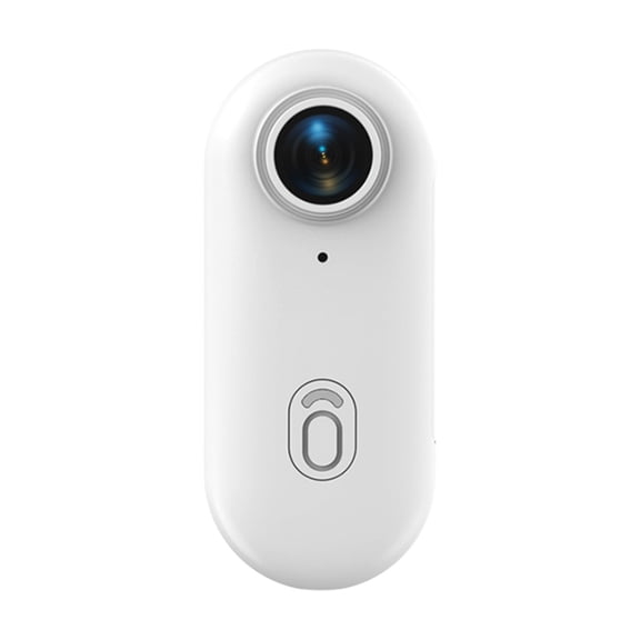 Rupoun 1080P Tiny Action Camera WiFi Sports Camera 120 Degree Wide Angle Lens Video Camera with Magnetic Lanyard Back Clip Water Resistant Case 32GB Card White (2.54 inches / 64.5 mm)