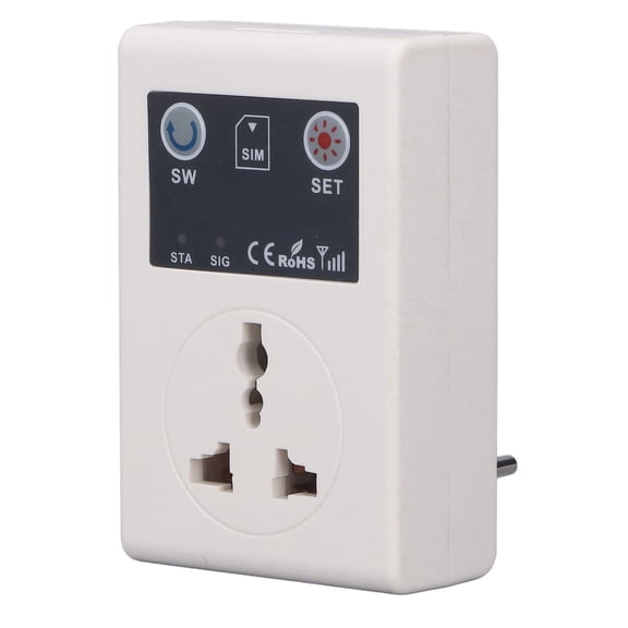 Rupoun 10A Smart Outlet Plug Wireless Power Socket Mobile GSM Phone Remote Control Socket for Household 110-240V