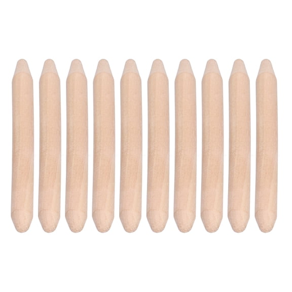 Rupoun 10PCS Queen Bee Rearing Stick Double Headed Queen Cell Stick Beekeeping Equipment Tool for Beekeeper Breeding Grafting, Composite Wood Rearing Tools, 4.7 inches / 12 cm Length, 2.5 oz / 70 g