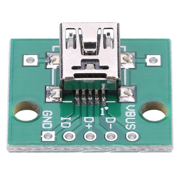 Rupoun 10Pcs Mini USB to DIP Adapter Board 5P for 2.54mm PCB Board DIY Power Supply Converter Module - 100% Brand New and High Quality Components for Breadboard Design (3.94 in / 10.0 cm)