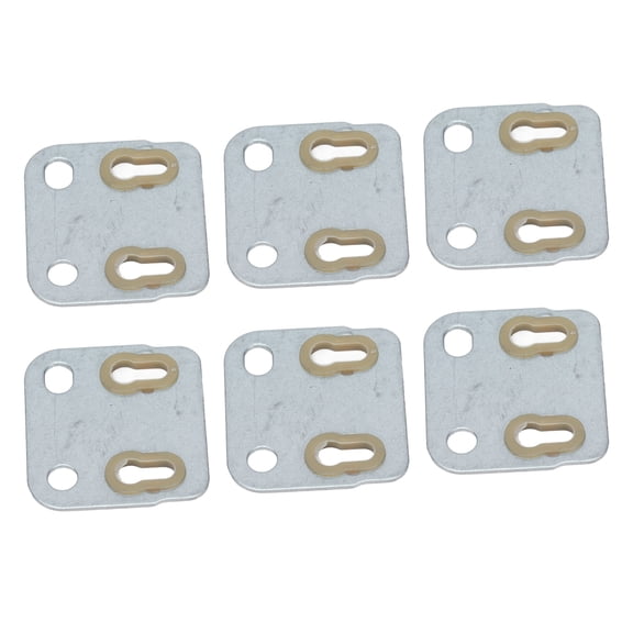 Rupoun 10Pcs Valve Push Rod Guide Plate Iron Plastic Guides Plates for 154F Diesel Engine 5 inches / 12.7 cm[cite: 1]