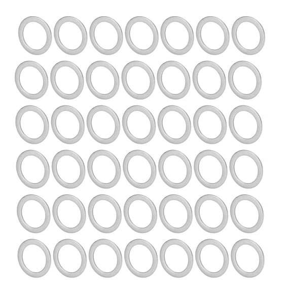 Rupoun 120 Pcs Stainless Steel Flat Hardware Washers, 0.315 in / 8mm Inner Diameter, 0.433 in / 11mm Outer Diameter, Assorted Pieces for Fastening, Maintenance and Repair Projects