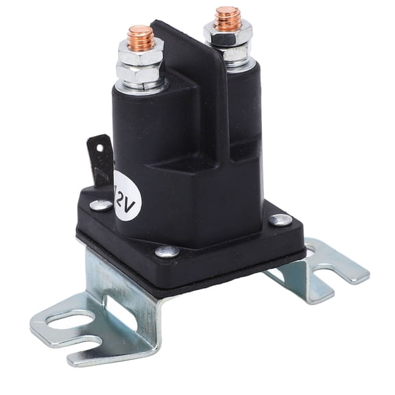 Rupoun 12V Solenoid Starter with 2 Terminals 745000MA Flexible Sensitive Mower Starter Solenoid Relay Replacement for 555375GS 691656 8 inches / 20.3 cm