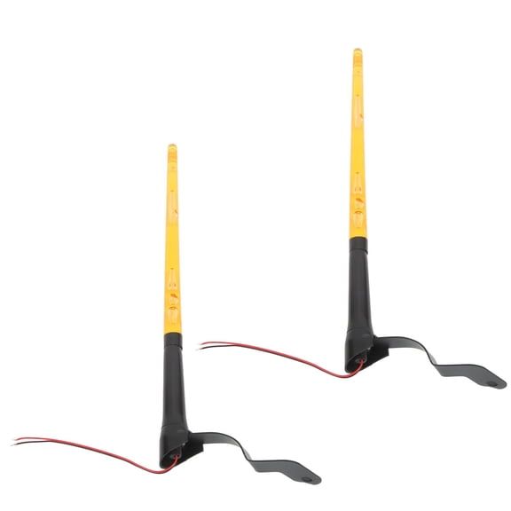 Rupoun 13.39 inches Amber Whip Lights Flagpole Lamp for ATV UTV 2 Pcs