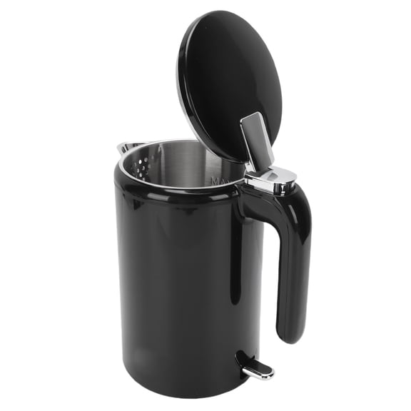 Rupoun 1500W Electric Kettle 2L Stainless Steel Hot Water Boiler Heater with Double Layer Protection Fast Boiling Mechanism Boil Dry Protection and Detachable Base, 10 inches / 25.4 cm