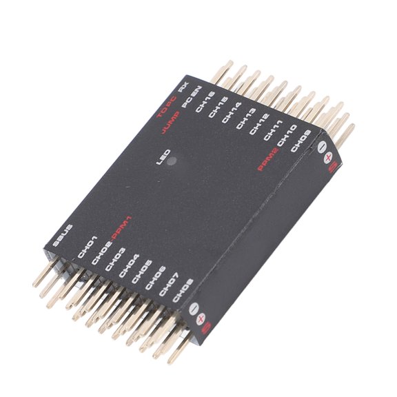 Rupoun 16 Channel SBUS to PWM PPM Decoder Signal Transverter Aerial Drone Replacement Part Converter Receiver Compatible with Futaba Frsky