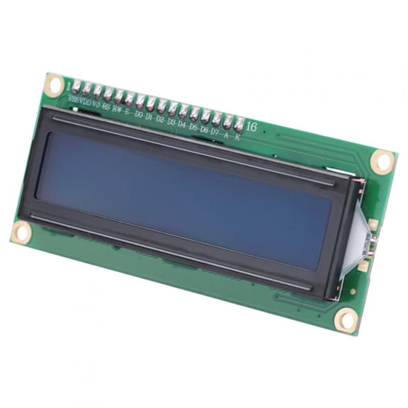 Rupoun 1Pcs IIC/I2C Interface LCD1602 Display Adapter Board Module 5V Power Supply with Adjustable Contrast Backlight Control for Automotive Security Smart Home Electronics (3.15 inches / 8.0 cm)