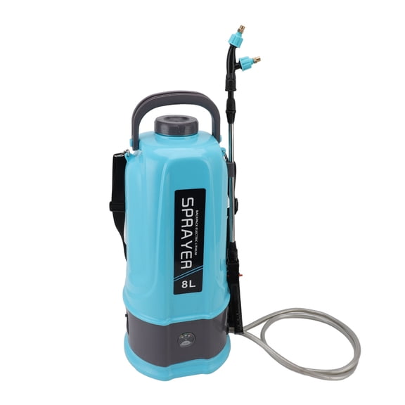 Rupoun 2.1 Gallon / 8L Battery Powered Backpack Sprayer, Electric Lawn & Garden Pump Sprayer for Weeding & Cleaning, US Plug