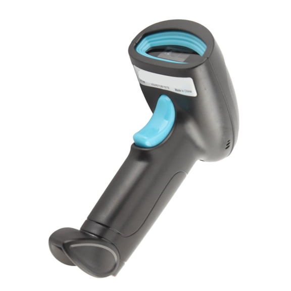 Rupoun 2.4G Wireless 1D 2D Barcode Scanner Handheld Smart Voice Scanning Gun, 2000mAh Battery for Store Warehouse Inventory (7.87 inches / 20 cm)
