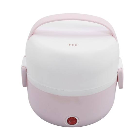Rupoun 2 Layers Electric Heating Lunch Box, Portable Bento Food Storage Warmer Container - 1.2L Capacity / 40.5 fl oz