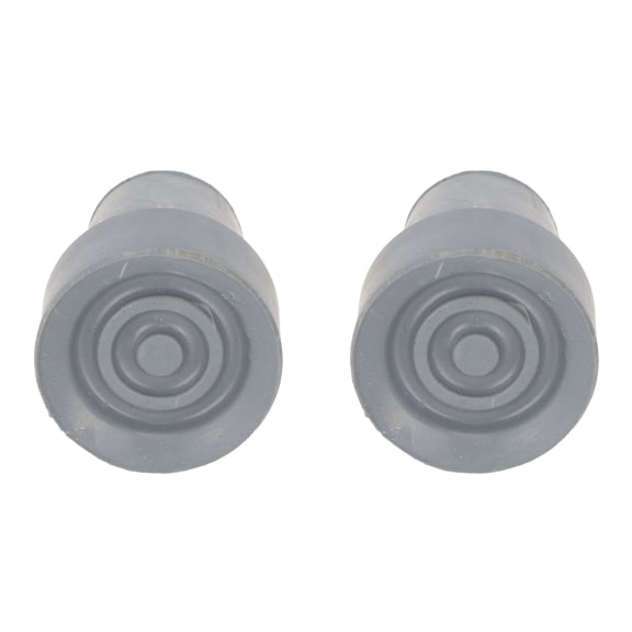 Rupoun 2 Pcs Rubber Crutch Tips Replacement Inner Diameter 19mm (3/4") Heavy Duty Walking Stick Accessories, Non-Slip Anti-Skid Pads for Chair Legs