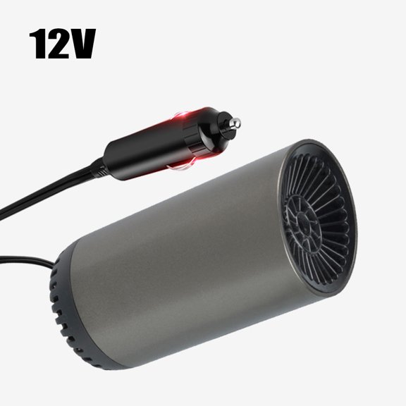 Rupoun 2-in-1 Portable Car Heater Defroster 12V 150W Fast Heating Dual Mode Windshield Fan (5.9 inches / 15 cm)