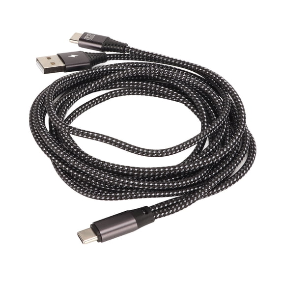 Rupoun 2 in 1 USB Type C Splitter Portable Fast Charging OTG Data Cable Adapter