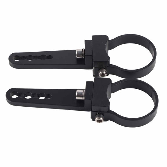 Rupoun 2 inch Aluminum Tube Bull Roll Bar Mount Bracket Clamps Holder LED Car Truck Off Road Work Light Universal Fit Black