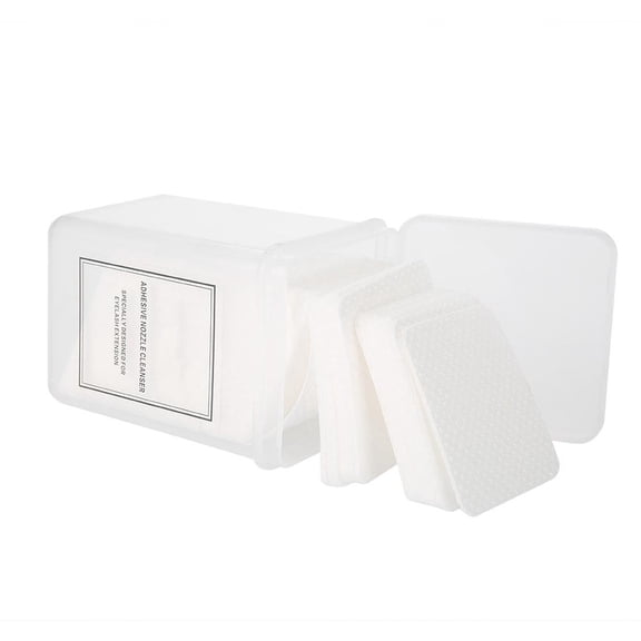 Rupoun 200-Piece Lint-Free Cotton Pad Set  Nail Polish Remover & Manicure Cleaner, Soft, Non-Toxic, Breathable, Sterilized Cotton Nonwoven Fabric
