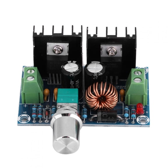 Rupoun 200W Large Power Voltage Regulator DC-DC Adjustable Step-Down Power Supply Module XH-M401 8A