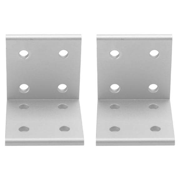 Rupoun 2040 L Shape Connector Corner Angle Bracket Connection Joint Aluminum Profile Heavy Duty 90 Degree Right Angle Brackets for Chair Table Furniture Window Shelf 2 Pcs[cite: 1]