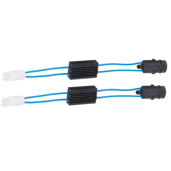 Rupoun 2PCS T10 LED Warning Canceller Adapter Headlight Error Free Decoder Device Resistor for European Cars