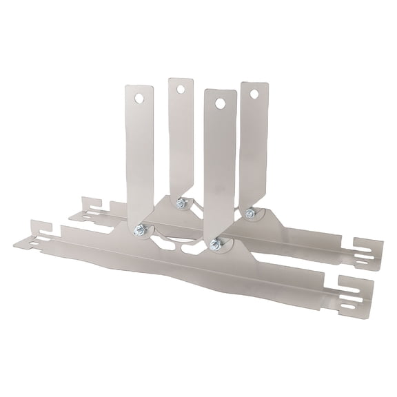 Rupoun 2PCS Toe Alignment Tools with Extension Brackets Wheel Angle Alignment Plates for Car Off Road Motorcycle UTV ATV Silver