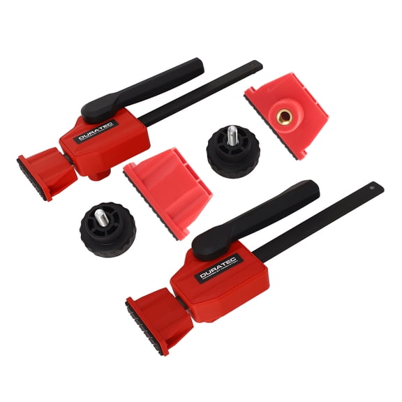 Rupoun 2Pcs Bench Dog Clamps Woodworking Workbench Dog Hole Edge Adjustable Desktop Bar Tool with High Hardness Engineering Plastic and Alloy Steel for Home and Professional Use