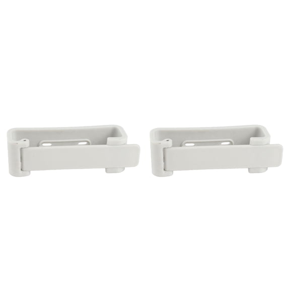 Rupoun 2Pcs RV Curtain Clip Secure Grip High Hardness ABS Window Curtain Tie Back Hold Down Clip for Campers Buses, RV Side Curtain Holder Fixation Accessory, Easy Screw Fixing Installation