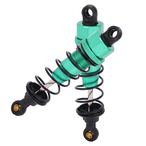 Rupoun 2pcs 82mm / 3.2 inches RC Car Shock Absorber Aluminum Alloy Remote Control Upgrade Parts For TAMIYA CC01 Series CC02 - Green Perfect Replacement Accessory