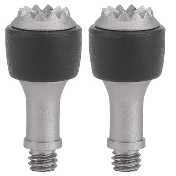 Rupoun 2pcs Aluminum Alloy Remote Control Thumb Rocker Joystick Handle Replacement Parts for DJI Mavic Air 2 Aerial Drone Accessories (Black, 0.8 inches / 2 cm)