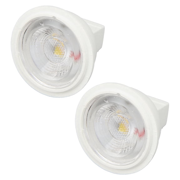 Rupoun 2pcs MR11 LED Light Bulbs AC12V 3W (300LM) Spotlight Bulb, Cold White 6000K-6500K for Landscape & Track Lighting