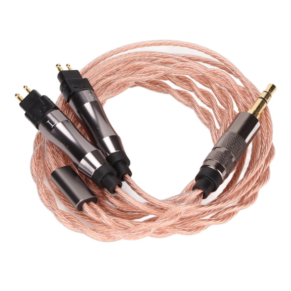 Rupoun 3.9ft Replacement Headphone Audio Cable with 3.5mm Gold-Plated Plug, 36-Core Silver-Plated Cord (3.9 ft / 120 cm)