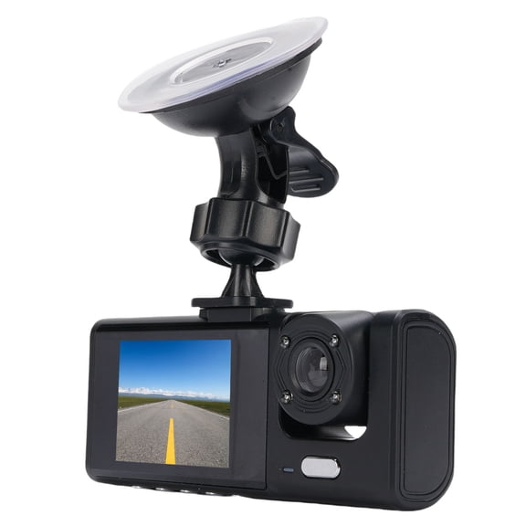 Rupoun 3 Channel Dash Camera 1080P Front, 720P Interior and 480P Rear, 170 Degree Wide Angle Car DVR with 32GB SD Card, Built-in WiFi, Parking Monitor and Super Night Vision
