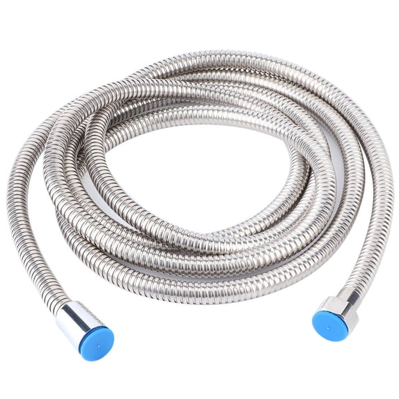 Rupoun 3‑Meter Stainless Steel Long Shower Hose – Explosion‑Proof, Rust‑Resistant, Easy Install for Elderly & Pet Use