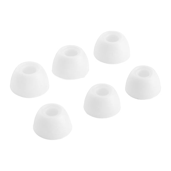 Rupoun 3 Pairs Ear Tips Soft Silicone Replacement Earbuds Cover for Samsung Galaxy Buds 2 SM R177 White Small Medium Large Size Noise Isolating Flexible Anti-Slip Comfortable Fit Accessories