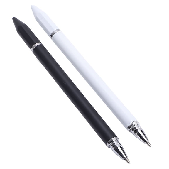 Rupoun 3-in-1 Capacitive Stylus Pens for Touchscreens, Digital Calendar Replacement Stylus Pen Kit (2 Pack) - High Sensitivity & Precision Precision Drawing Pens, Black and White, 7.87 inches / 20 cm