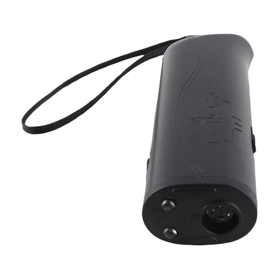 Rupoun 3-in-1 Ultrasonic Anti-Barking Device, Portable Handheld Dog Repeller & Training Control Aid with LED Flashlight, 130dB Safe Deterrent for All Pet Sizes, Black