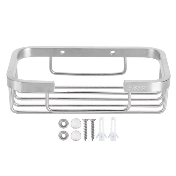 Rupoun 304 Stainless Steel WallMounted Soap Rack  Durable, CorrosionResistant, QuickDrain Design for Home & Hotel Bathrooms