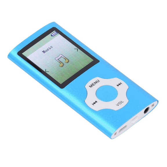 Rupoun 32GB MP3 Music Player with 1.8 Inch Color Display Compact HiFi Video Player Voice Recorder Digital E-Book Walkman Blue (1.8 inches / 4.5 cm)
