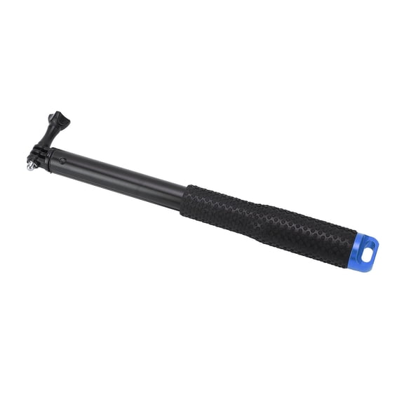 Rupoun 36 inches / 92 cm Extendable Action Camera Selfie Stick, Portable Mini Aluminium Alloy Handheld Mount Pole for Smartphones, Blue