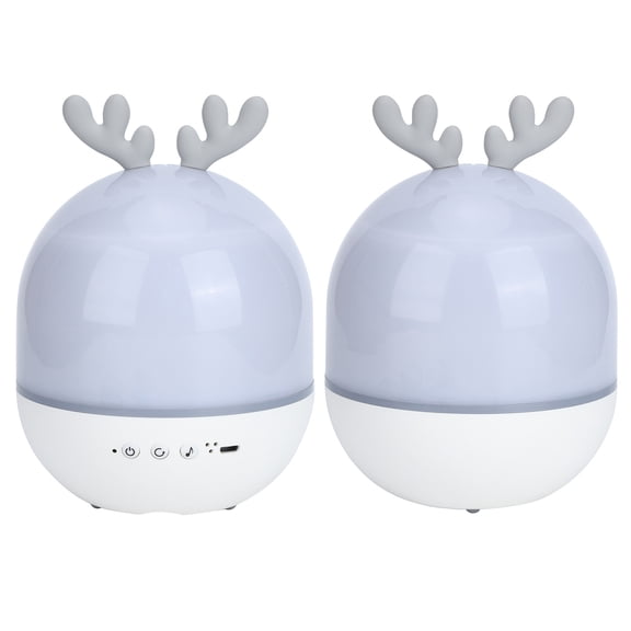 Rupoun 360 Degree Rotating Projection Lamp USB Powered Night Light for Home Bedroom Decoration, Multicolor Projector with 6 Patterns, 5.9 inches / 15 cm, Perfect for Birthday and Christmas Gifts