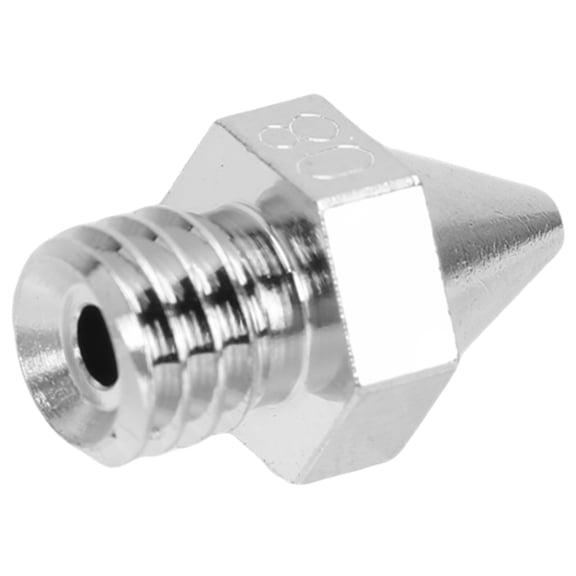 Rupoun 3D Printer Nozzle 0.8mm Hardened Alloy Hot End Replacement Jet Tip for Raise3D N Pro2 Pro3 E2 Series Printers, Durable Wear Resistant Accurate Extruder Part (0.8mm / 0.03 inches)