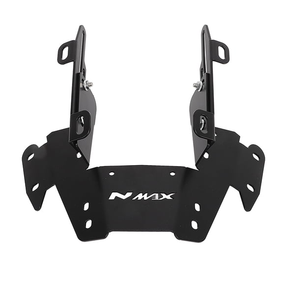 Rupoun 3PCS Motorcycle Windshield Bracket Adjustable Mount Metal Windscreen Stand Replacement for Yamaha Nmax 155 2020-2022 Black