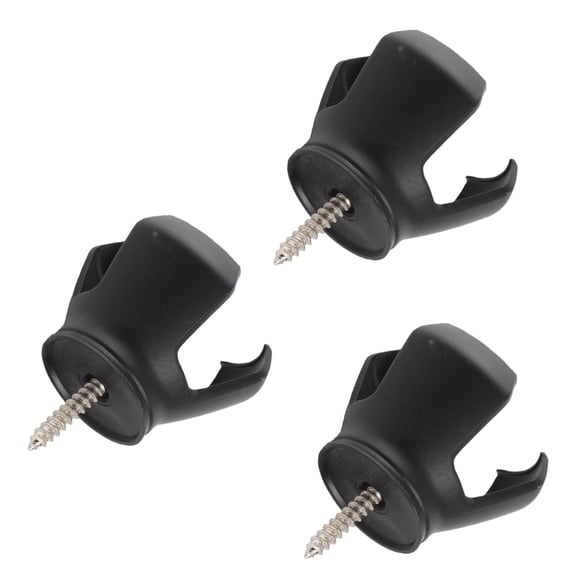 Rupoun 3Pcs Golf Ball 3-Prong Manual Pick Up Tool Sucker Claw Picking Device Accessory for Golf Putter Grip, Compact Golf Ball Retriever Training Aid Tool (2x1.6 inches / 5x4 cm)