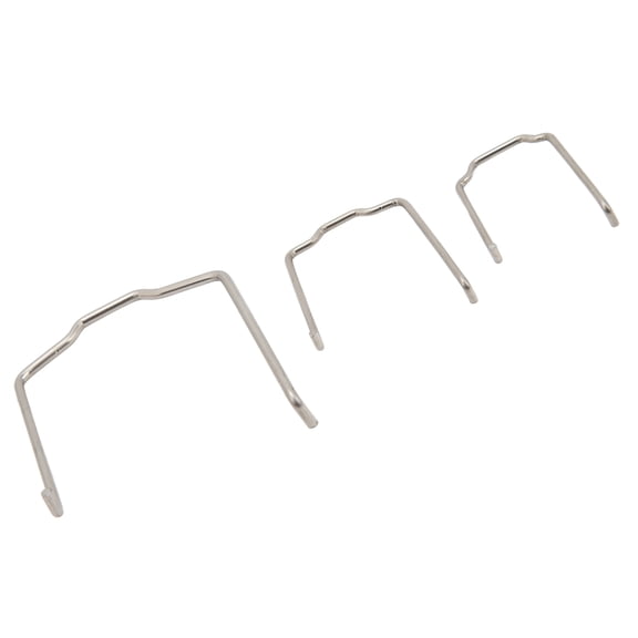 Rupoun 3Pcs Radiator Hose Retaining Spring Clip 154 23 Replacement Part For E39 E38 E60 E90 745Li X5 E46 325i 328i M3 540i 740iL 740i Auto Engine Cooling Hardware