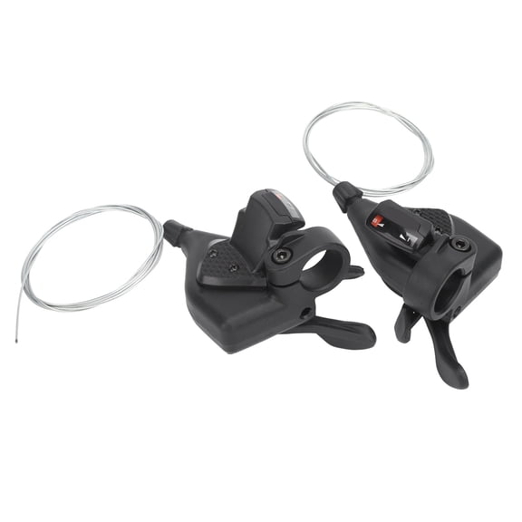 Rupoun 3x8 Speed MTB Bike Shift Lever Derailleurs Set, Premium Aluminum Alloy Conjoined Bicycle Brake Shifter Trigger Handles for 24 Speed Mountain and Folding Bikes, 22.2mm Handlebar Clamp Parts