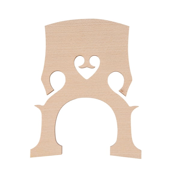 Rupoun 4/4 Cello Bridge Maple Wood Violoncello Bridle Ponticello String Lifter Instrument Replacement Parts for Enhanced Timbre and Vibration (4.29 inches / 10.9 cm)
