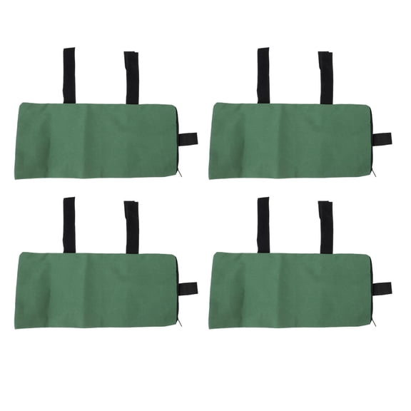 Rupoun 4-Pack Thickened Flood Sand Bags – Reusable Zipper Closure, Green, Eco‑Friendly, 19.7 x 9.8in, Ideal for Flood Control, Water Removal & Emergency Protection