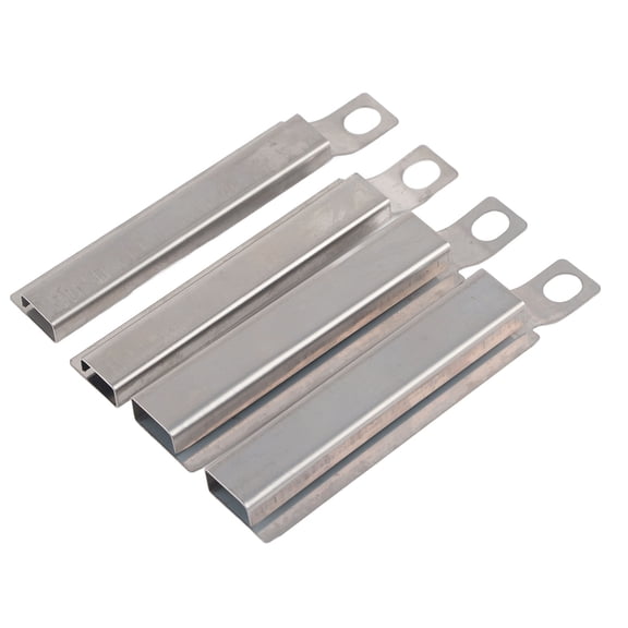 Rupoun 4 Set Adjustable Stainless Steel Crossover Tube Channel Burners Replacement Fit for Charbroil 463673517, Nexgrill Grill Parts, 5 to 8.5 Inches (12.7 to 21.59 cm)
