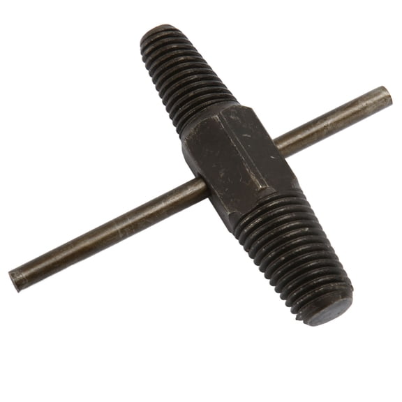 Rupoun 4 Sets 1/2 Inch and 3/4 Inch (12.7 mm / 19.05 mm) Double Head Broken Screw Extractor High Carbon Steel Pipe Screw Removal Tool for Triangular Valve Damaged Bolt Remover DIY Hand Tools Set