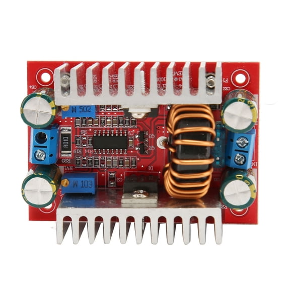 Rupoun 400W 15A DC to DC Boost Converter Step Up Module Adjustable Constant Current Power Supply Voltage Charger for Laptop High Efficiency Component Accessory