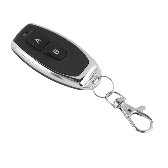 Rupoun 433MHz Wireless Remote Control Transmitter, Learning Code Smart RF 2-Button Controller for Garage Doors and Gate Openers, 2.4 x 1.4 x 0.5 inches / 6.1 x 3.5 x 1.2 cm