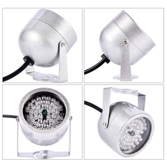 Rupoun 48 LED IR Illuminator Lights Waterproof Infrared Night Vision Light for Security CCTV Camera, 60 Degree Angle, IP65 Waterproof